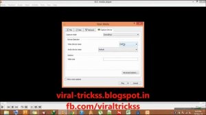 HOW TO RECORD YOUR WEBCAM IN VLC PLAYER