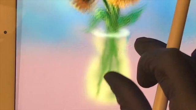 Sunflower Sketch on iPadPro | Procreate смотреть онлайн