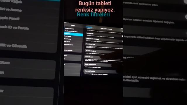 renksiz tablet