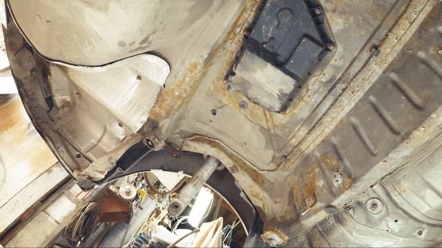 Реставрация кузова BMW 7 e66 Состояние днища после 9 лет эксплуатации в РБ в солевых ваннах Часть 3 смотреть онлайн