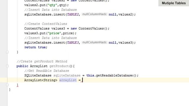 How to Create Multiple Tables in SQLite Database in Android Studio | MultiTables | Android Coding смотреть онлайн