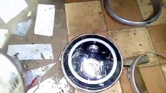 Замена штатных фар на ваз 2101 на диодные . смотреть онлайн