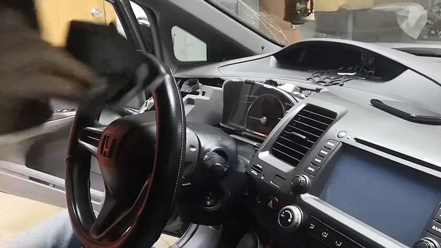Как снять/демонтировать магнитолу Honda Civic 4D смотреть онлайн