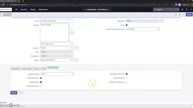 How to Create a Catalog Item and Flow in ServiceNow: Part 1 of 4