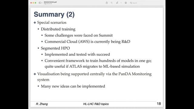 IRIS-HEP Topical Meeting - HL-LHC R&D topics: Hyperparameter Optimisation + Random # generation смотреть онлайн