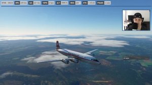 DC-6 Full Flight (No AFE, No GPS) - Finland to Denmark - OnAir VA - Microsoft Flight Simulator