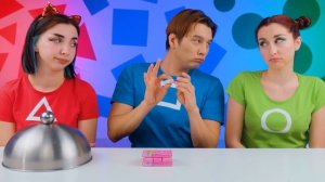 Геометрический Челлендж с Едой | Смешные Ситуации с Едой с Trend DO Challenge