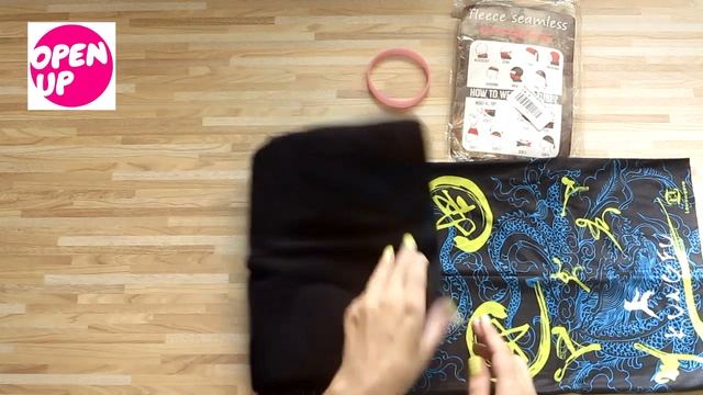 Распаковка посылки из Китая спортивный шарф,баф, снуд Обзор. смотреть онлайн