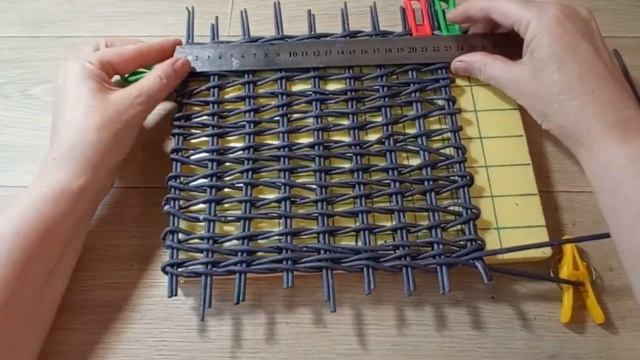 МК. Крышка для для коробки "Стежок" из газетных трубочек и бумажных трубочек. DIY.