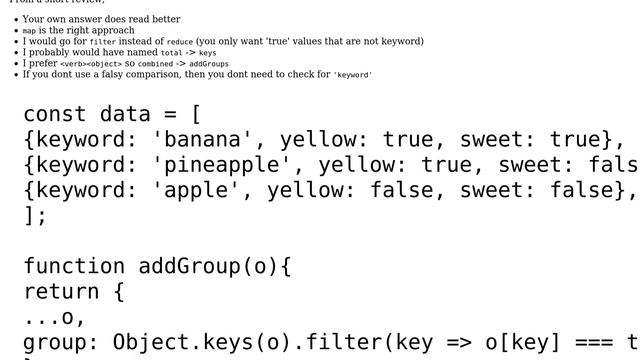 Code Review: Combine data from array of objects (2 Solutions!!) смотреть онлайн