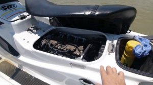 Ремонт на озере. KAWASAKI STX-15F.