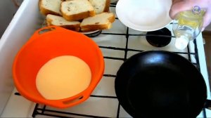 Сладкие гренки по французски! Вкусные сладкие гренки. Вкусняшка