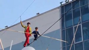 Канатоходцы. Узбекские канатоходцы. Семейная группа Хазрат Али родом из Кыргызстана ,г. Ош