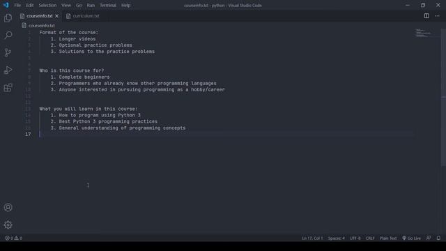 [00] Learn Python - Course Introduction