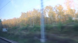 От Михнево до Вельяминово - едем вдоль осенних лесов в Москву на электричке сентябрьским вечером