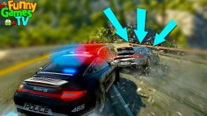 ЛОВИМ ПРЕСТУПНИКОВ видео про машинки БЕШЕНЫЕ ГОНКИ тачки Need for Speed Hot Pursuit
