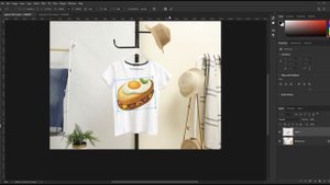 Как наложить картинку на футболку и создать принт в Photoshop | How to create a print in Photoshop