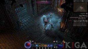 DIABLO IV - "LIGHT'S WATCH" KNIGHTS PENITENT OFFICE DUNGEON CRAWLING LEVEL 22. SOLO SORCERER