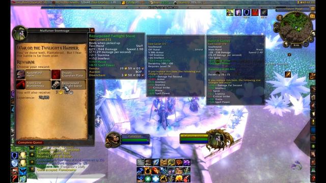 Flamebroil 61 - Mount Hyjal Questing [World of Warcraft] WoW смотреть онлайн