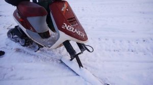 самодельный снегоход из мопеда (скутера) севастополь