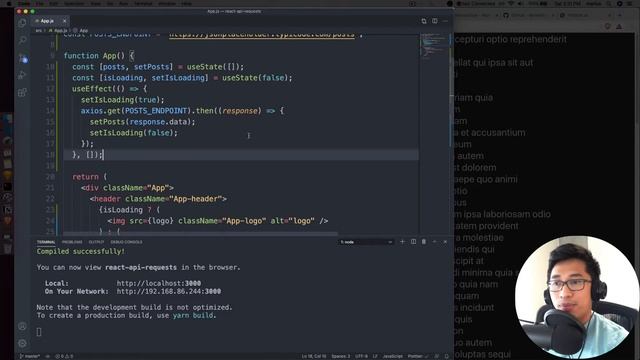 React JS: How To Get Data From An API With Hooks and Axios смотреть онлайн