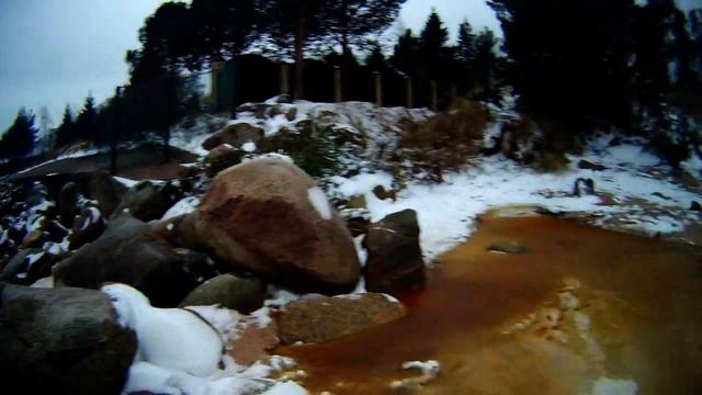 Поездка на Ладожское Озеро. Осиновецкий маяк. Зима.