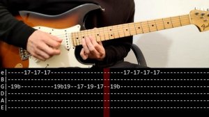 RHCP - Throw Away Your Television outro Live at Slane Castle (lesson with Play Along Tab)