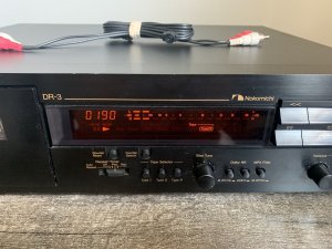 Nakamichi Dr-2 3 Head Cassette Deck-1993 года производитель Япония -Китай -Малайзия-Тайвань.