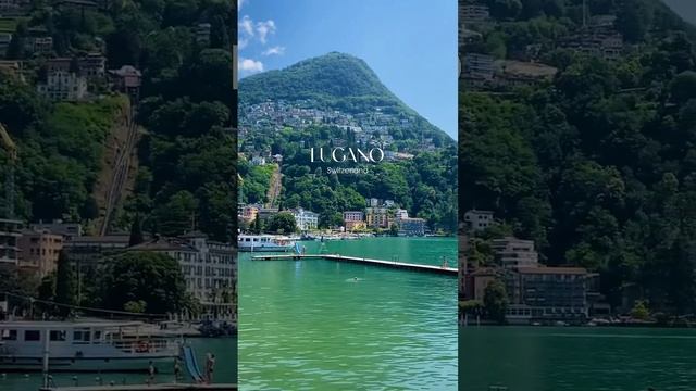 Одно из красивых мест в Лугано - это пляж на озере? #swisslife #швейцария #жизньвшвейцарии #swiss