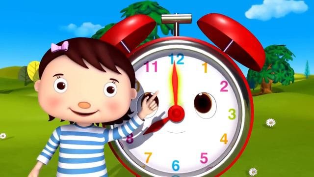 Telling Time Song: What Time Is It? | Nursery Rhymes For Babies By LittleBabyBum - ABCs And 123s