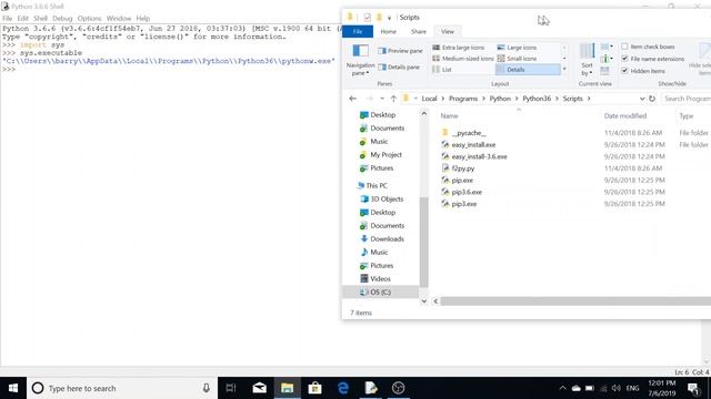How to install packages using PIP & IDLE