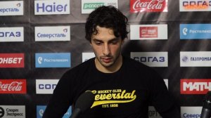 16.11.2017. Послематчевый комментарий Даниила Вовченко. ХК "Северсталь" - "Автомобилист"