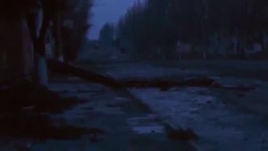 Углегорск, 3 февраля 2015 год, Разрушен и пуст, Вечер