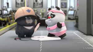 【熊猫班卜❤】Bamboo Panda is failing to lose his weight lol | Bamboo Panda | Cartoon | Laugh and Happines