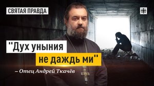 "Дух уныния не даждь ми": Опасности одной из главных человеческих страстей — отец Андрей Ткачёв