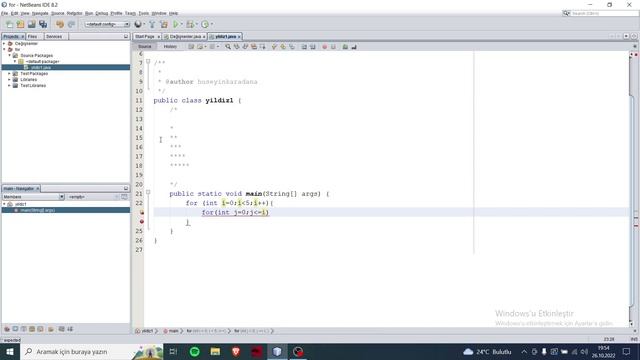 Netbeans Kullanımı İle Java Consol Loop İle Şekil Çizme #1 (Java Kodlama For Döngüleri) смотреть онлайн