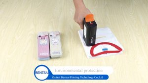 Demonstration of BENTSAI BT-HH6105B2 and BT-HH6105B3 Portable Handheld Inkjet Printer