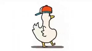 Duck dancing to Nippon Egao Hyakkei