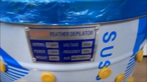 СУПЕР ПЕРОСЪЕМНАЯ МАШИНА для кур и бройлеров (ВИДЕООБЗОР). Самая лучшая машина...