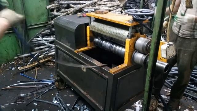 Прием кабеля по выходу металла