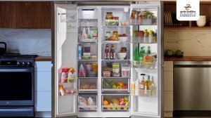 LG GC-Q257CQFS inverter Linear compressor , Door Cooling+ , Hygiene Fresh+ | ទូទឹកកកទ្វារសង ខាង ។