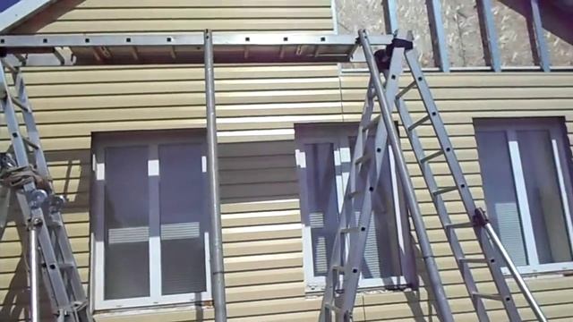 Подмости из трех стремянок . Вариант 2 . смотреть онлайн