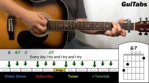 How to play SOMEBODY TO LOVE 😧💖 - Queen / GUITAR Lesson 🎸 / GuiTabs #128