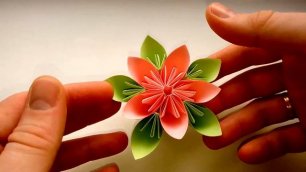 Цветы из бумаги 🌼Поделки оригами на 8 марта