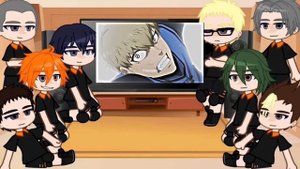Haikyuu React To Blue Lock