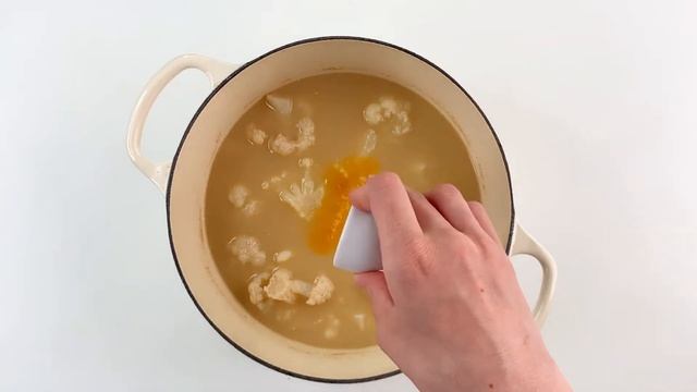 Крем-суп из цветной капусты на бульоне из индейки смотреть онлайн