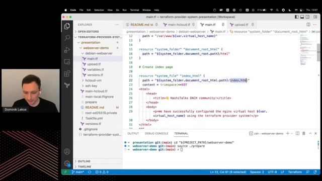 Terraform your "pets" - A Terraform Provider for (Operating) System resources смотреть онлайн