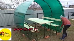 Беседка бочка ( пион)