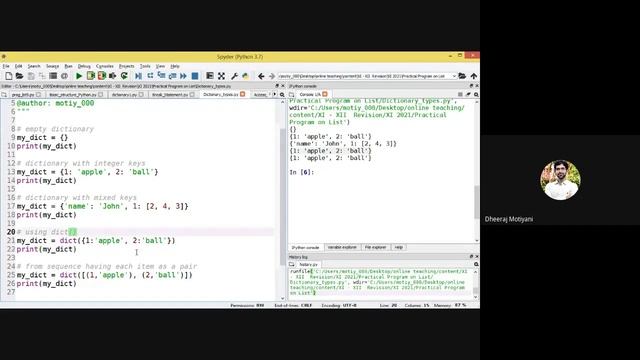 Basic Python - Dictionary