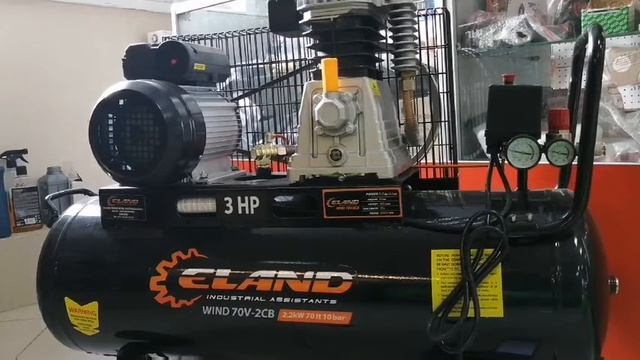 Компрессор ELAND WIND 70V-2CB .Время накачки смотреть онлайн